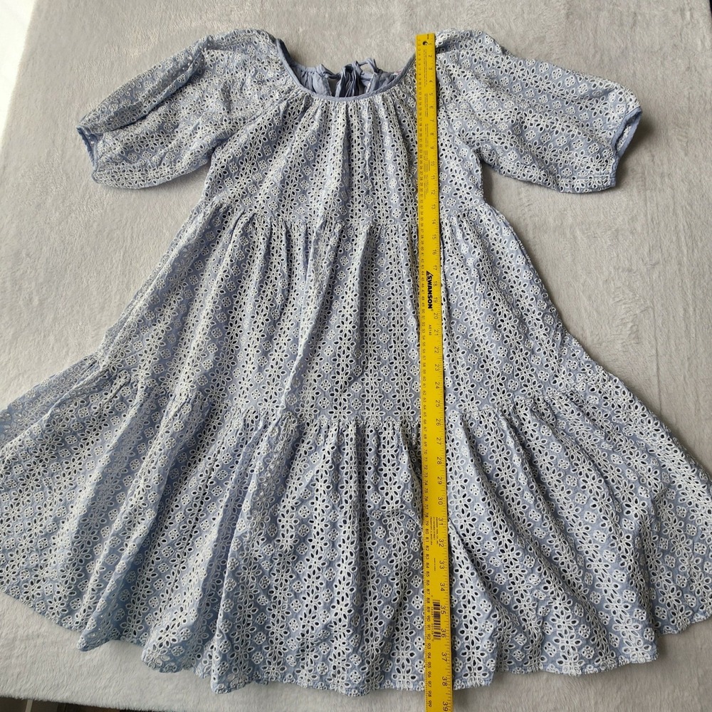 Joe‎ Jillian Harris Eyelet Tiered Dress Womens Small Prairie Farmhouse Cottage - Picture 10 of 15